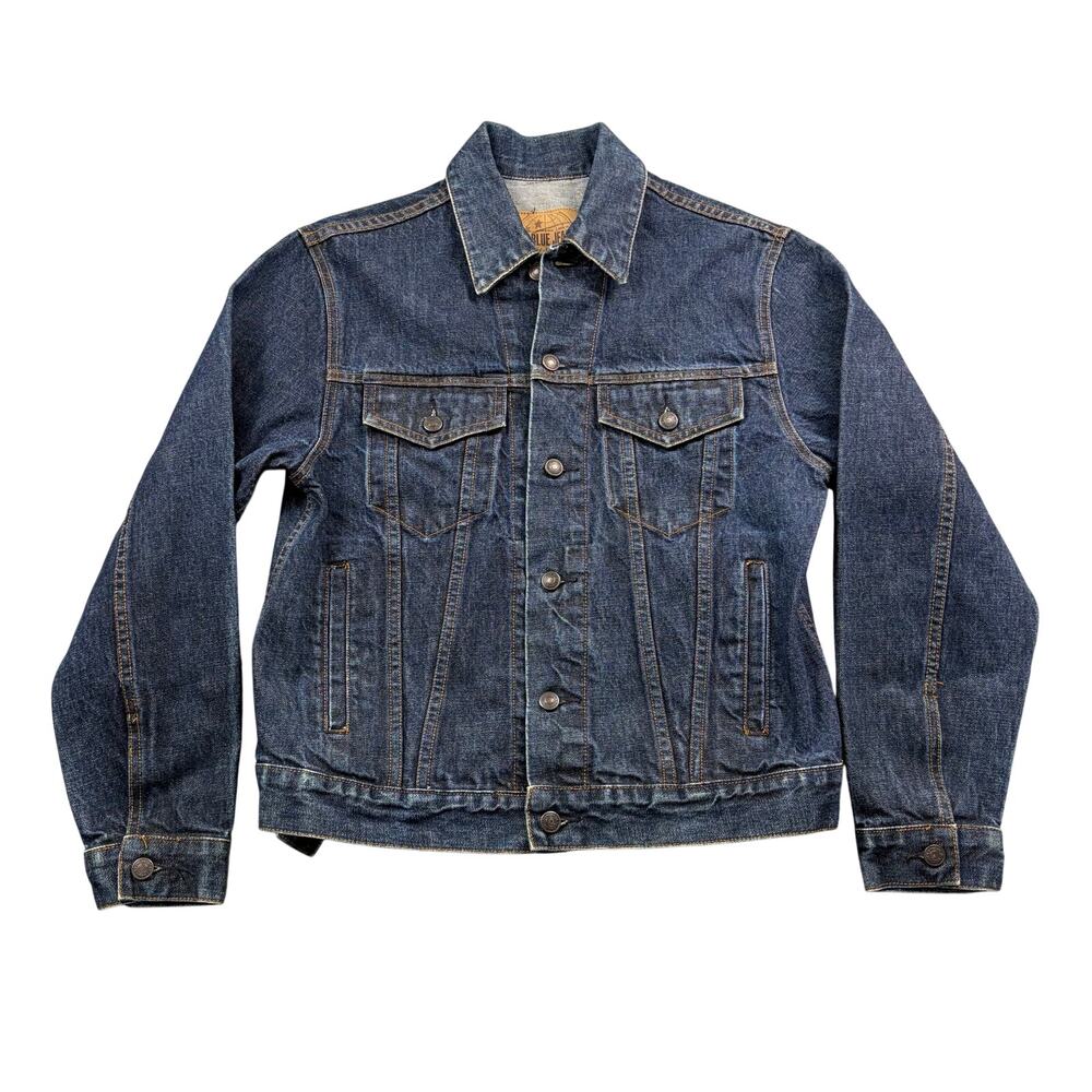 Y2K Gap Jean Jacket Vintage Denim Jacket Dark Wash Men's XS Trucker Jacket